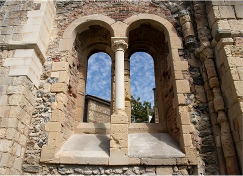 St James Ruin Window and Corner 2