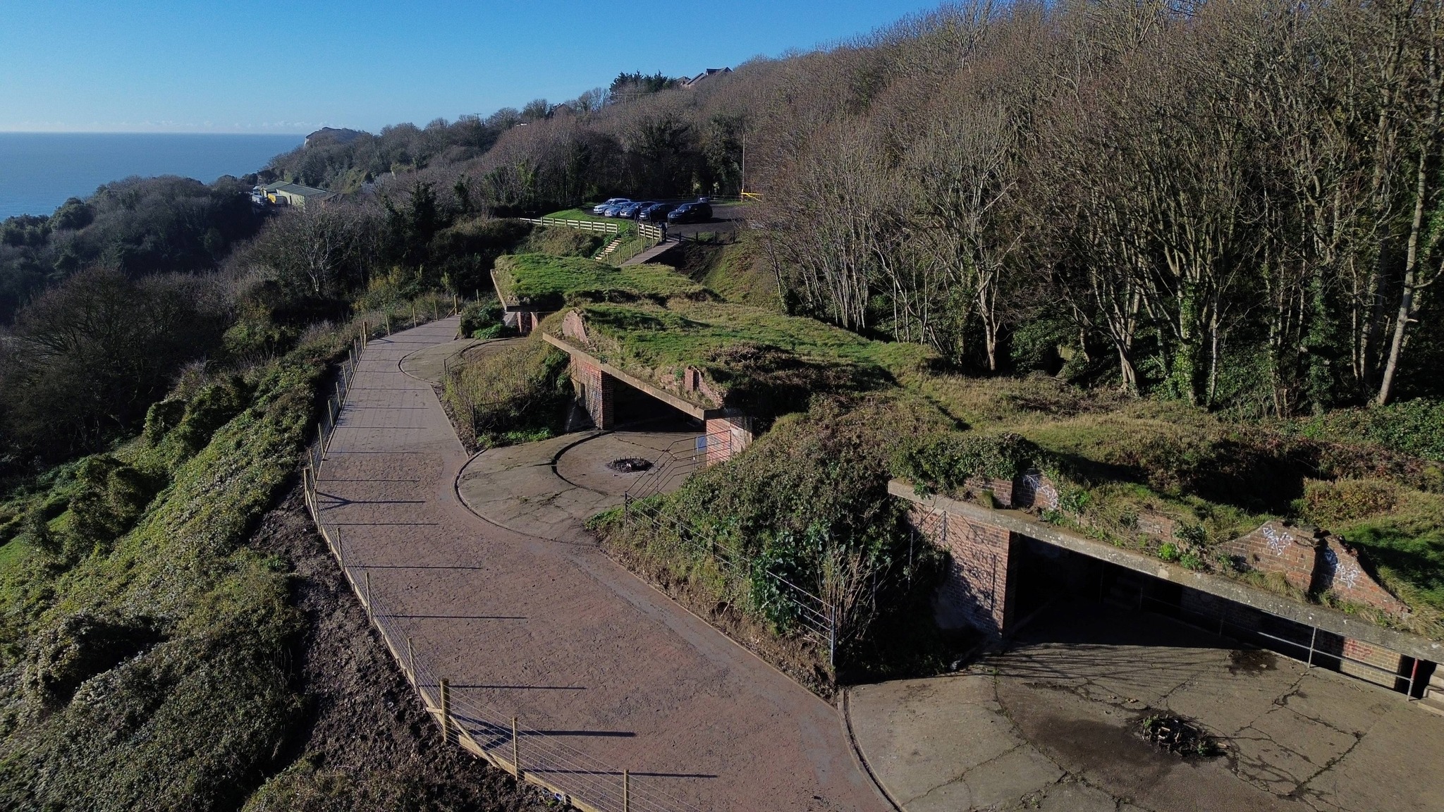 The new accessible path at Dover Western Heights.